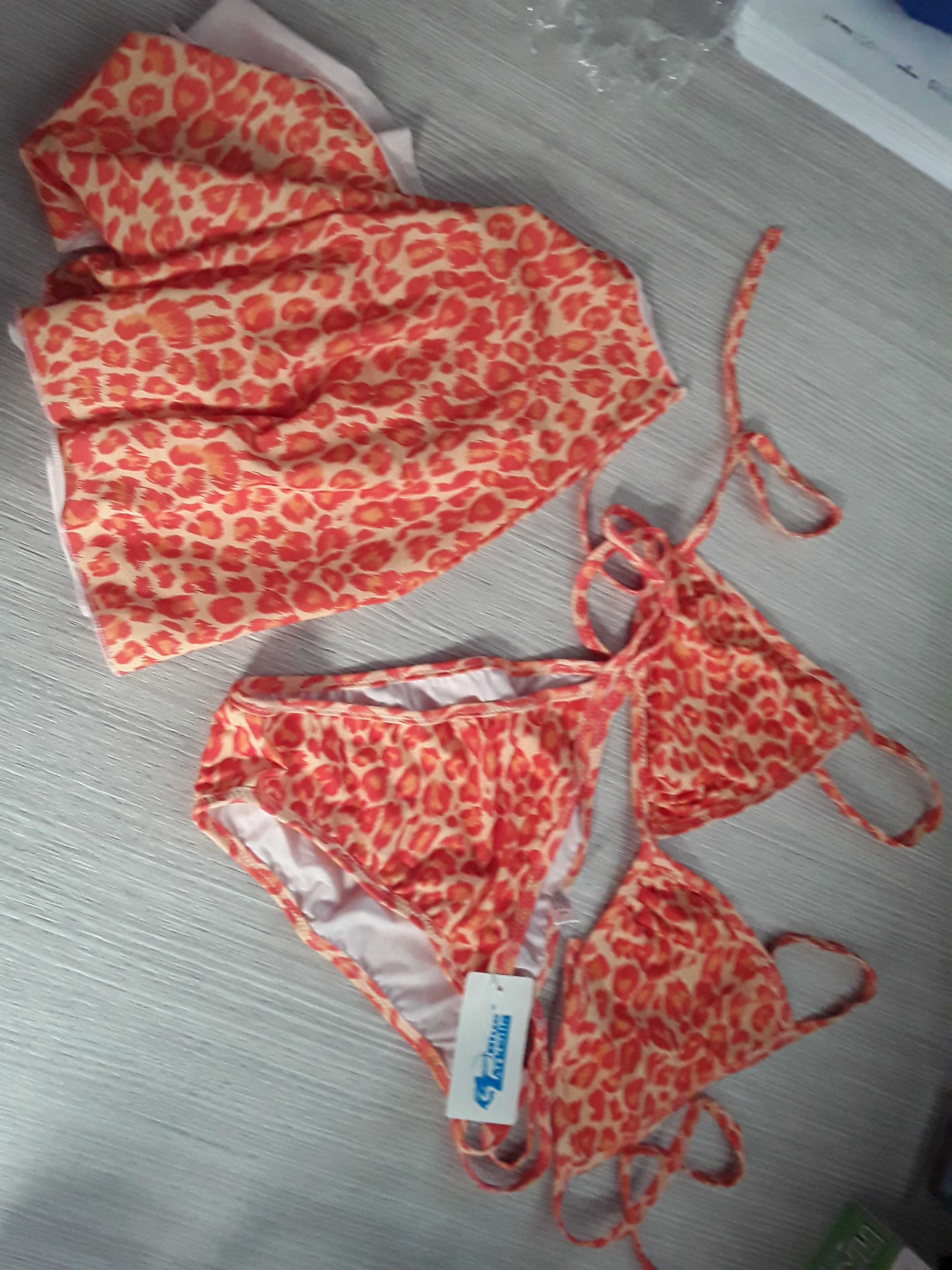 bikini donna con pareo tg. 3