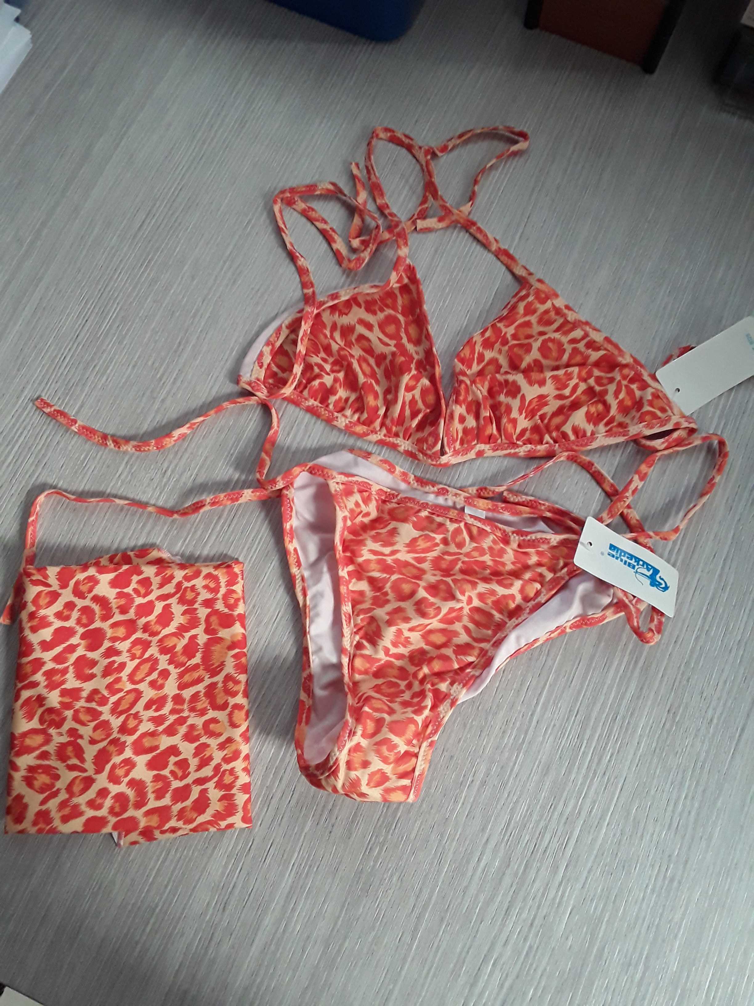 bikini donna con pareo tg. 3